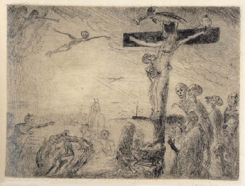James Ensor Christ Tormented by Demons Spain oil painting art